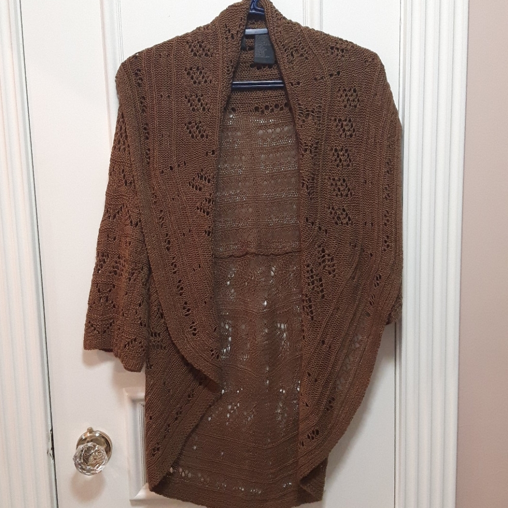 Knit waterfall style shall